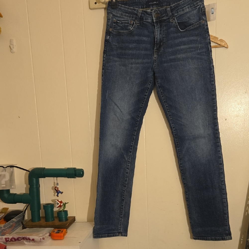 Aeropostale Men's Straight Jeans - Blue